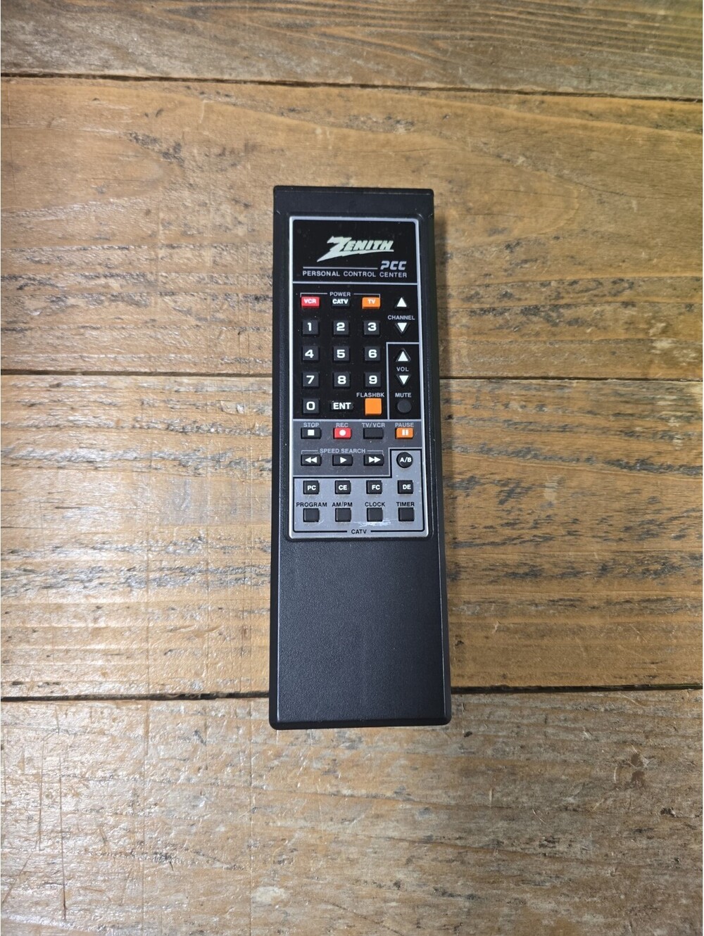 Vintage OEM Zenith PCC Personal Control Center Remote Control TV VCR CATV Tested